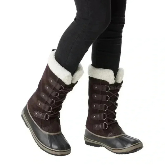 Sorel Women's‎ Joan of Arctic  Black  high Boots Sz 8 - Picture 1 of 16